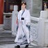Hanfu Black Dragon Pattern Waist 4xl Suit Ancient Costumes Chinese Embroidery Men Women Embroidery Three-piece Set