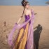 Chinese Purple Hanfu Female Performance Show Silk Stage Cosplay Costumes Traditional Embroidery Dresses Suit