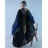 Original Chinese Dresses Gothic Ming Dynasty Cloud Shoulder Women Long Gown Main Waist Woven Golden Horse Skirt Hanfu Set