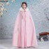 Pink Hanfu Cloak Women Vintage Warm Chic Embroidery Hooded Cape Coat Oriental Ancient Autumn Winter Cosplay Princess Overcoat