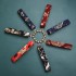 chinese ribbon hanfu accessories unisex wiping forehead fringed hair rope hair printed retro gold stamping headband
