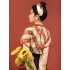 Chinese Summer Hanfu Dresses Printed Female Tang-made Beizi Waist-length 8 Broken Cross Skirt Hanfu Clothes Costume