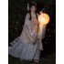 Hanfu Women Ancient Clothes Chinese Traditional Fairy Improved Wide Sleeve Chest Length Ru Skirt 4PCS Suits
