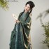 Original Spring Ming Embroidered Flower Bird Cloak Embroidered Pleated Skirt Han Dynasty Purple Hanfu Women Costumes