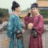 Vintage Round Neck Lion Printed Hanfu Robe Men Ancient Chinese Costumes Tang Dynasty Samurai Cosplay Stage Performance Clothes