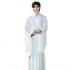 Solid White Vintage Hanfu Chinese Ancient Cosplay Costumes Long Robes Elegant Couple Chinese Traditional Dresses Dance Wear