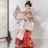 6 Colors Spring Ming Dynasty Couple Wedding Hanfu Dresses Round Neck Long Robe Men Women Chinese Traditional Skirt Outfit Stage