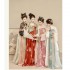 Original Women Hanfu Dresses Traditional Chinese Print Dresses Tang Dynasty Princess Cosplay Costumes Fairy Folk Dance Wear