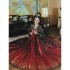 Chinese Traditional Dresses Black Top Skirt Set Red Robe Set Fairy Bronzing Costumes Women Hanfu Dancewear Ancient Performance