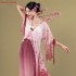 Classical Dance Costumes Female Adult Chiffon Print Long Flowing Sleeve Top Hanfu Cosplay Chinese Dance Wear Practice Clothes