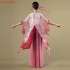 Classical Dance Costumes Female Adult Chiffon Print Long Flowing Sleeve Top Hanfu Cosplay Chinese Dance Wear Practice Clothes