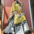 Qing Dynasty Imitation Antique Clothes Restored Hanfu Heavy Industry Stand Collar Embroidered Big Sleeves Robe