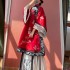 Qing Dynasty Imitation Antique Clothes Restored Hanfu Heavy Industry Stand Collar Embroidered Big Sleeves Robe