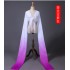 Chinese Women Faux Silk Hanfu Long Sleeves Yangko Dance Top Female Chinese Classical Tibetan Dance Costume