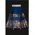 Youchun Original Ming Dynasty Woven Gold Yarn Five Pair Pleats Hanfu Skirt Women 6 Colors Chinese Traditional Horse Face Skirt