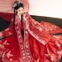 Original Song Dynasty Heavy Industry Crane Embroidery Hanfu Xia Pi Chinese Traditional Wedding Dresses 5pcs Suit