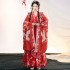 Original Song Dynasty Heavy Industry Crane Embroidery Hanfu Xia Pi Chinese Traditional Wedding Dresses 5pcs Suit