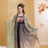 Traditional Clothes Women Tang Costumes Ming Dynasty Women Chinese Hanfu Cloak Big Sleeve Cardigan Kimono Cape Fairy Dress