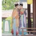 Summer Chinese Ancient Embroidery Hanfu Robe Dresses Women Carnival Cosplay Retro Song Dynasty Cp Sister Costumes
