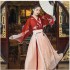 Women Original Hanfu Suit Chinese Waist length Skirt Straight sleeved Suit Skirt Middle School Students Ancient Costume
