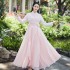 Chinese Folk Dance Hanfu Tang Dynasty Princess Cosplay Stage Wear Traditional Women Pink Outfit Costumes Fairy Hanfu Dress