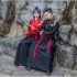 Chinese Dresses Hanfu Black Red hanfu Women Dresses China Folk Dance Cosplay Costumes Kimono Traditional Clothing For Men