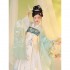 LiuYanXiLeng Original Tang Dynasty Princess Hanfu Dresses Women 2 Colors Sweet Embroidery Large Sleeve Hanfu Dresses Spring New