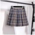 Chinese Thicken Suit Female Hanfu Hooded Sweatshirt Lattice Skirt Two piece JK Uniform Autumn Winter Short Skirt