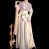 Tang Guozi Hanfu Women Round Shirt Suit Dresses Waist-length-skirt Recovery Spring Summer Cosplay Ancient Chinese Costume