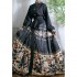 Improved Ming Dynasty Hanfu Suit With Long Horse-face Skirt Long-sleeved Chinese Traitional Pleated Clothing