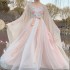 Chinese Traditional Hanfu Dresses Women Elegant Ancient Tang Dynasty Floral Print Princess Costumes Oriental Retro Fairy Sets