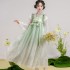 Chinese Element Print Suit Spring Summer Year Costumes Party Women Original Hanfu Dail