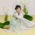 Chinese Element Print Suit Spring Summer Year Costumes Party Women Original Hanfu Dail