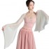 Chiffon Top Hanfu Costumes National Female Chinese Classical Dance Costumes Elegant Practice Sexy Tops Performance Clothes