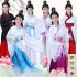 Women Hanfu Chinese Traditional Costumes Ancient Tang Dynasty Dresses Elegant Dance Retro Clothes