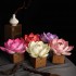 Chinese luminous lotus tassel lantern traditional dance ornaments vintage festival cosplay photography accessories