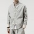 Men Chinese Hanfu Tops Pants Traditional Ethnic Kung Fu Jackets Trousers Cotton Linen T-shirt Fashion Clothing