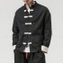 Men Chinese Hanfu Tops Pants Traditional Ethnic Kung Fu Jackets Trousers Cotton Linen T-shirt Fashion Clothing