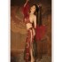 Red Hanfu Suit Sexy Sleepwear Cosplay Costumes Chinese Ancient Classic Bride Outfit Cute Anime See Through Erotic Wedding Set