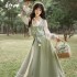 Women Dresses Suit Improved Hanfu Suit Skirt Chinese Daily Three-piece Set Chinese Traditional Culture Hanfu