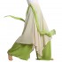 Women Chinese Chiffon Folk Dance Costumes Hanfu Harem Skort Pants Flowy Classical Dance Wear 2 Layers