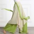 Women Chinese Chiffon Folk Dance Costumes Hanfu Harem Skort Pants Flowy Classical Dance Wear 2 Layers