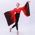 Tang Dynasty Yangko Dance Tops Classical National Costumes Wide Sleeve Hanfu Tops Elegant Folk Dance Performance Costumes