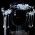 Chinese ancient hanfu women hair crown chinese ancient headDresses earrings tassel hairpin hairdressing set hanfu accessory
