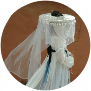 Chinese Ancient Swordsman Ancient Costumes Hanfu Gauze Hat Photo Photography Sunscreen Hat Hanfu Accessory Women Men