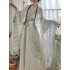 Hanfu Women Chinese Traditional Embroidery Stage Dance Dresses Female Fairy Summer Green White Cosplay Costumes Gift