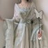 Hanfu Women Chinese Traditional Embroidery Stage Dance Dresses Female Fairy Summer Green White Cosplay Costumes Gift