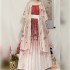 Chinese Hanfu Dresses 3PCS Set Pink Flowing Pleated Dresses Chinese Ancient Women Embroidery Dresses Costumes Shooting Graduation