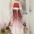 Chinese Hanfu Dresses 3PCS Set Pink Flowing Pleated Dresses Chinese Ancient Women Embroidery Dresses Costumes Shooting Graduation