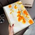 Persimmon flexibly retro imitation silk scarf with shawl sunscreen shading tourism increase silk scarf to send mother female